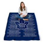 toronto maple leafs fan pride blue blanket high quality