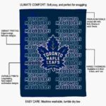 toronto maple leafs fan pride blue blanket new arrival