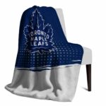 toronto maple leafs gradient dots blue blanket top rated