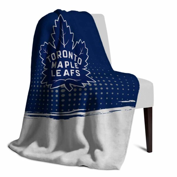 toronto maple leafs gradient dots blue blanket top rated