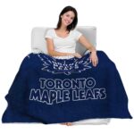 toronto maple leafs grunge texture blue blanket latest model