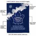 toronto maple leafs grunge texture blue blanket new arrival