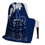 toronto maple leafs grunge texture blue blanket top rated