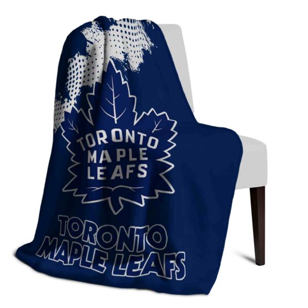 toronto maple leafs grunge texture blue blanket top rated
