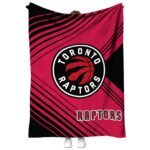toronto raptors diagonal stripes red blanket best selling