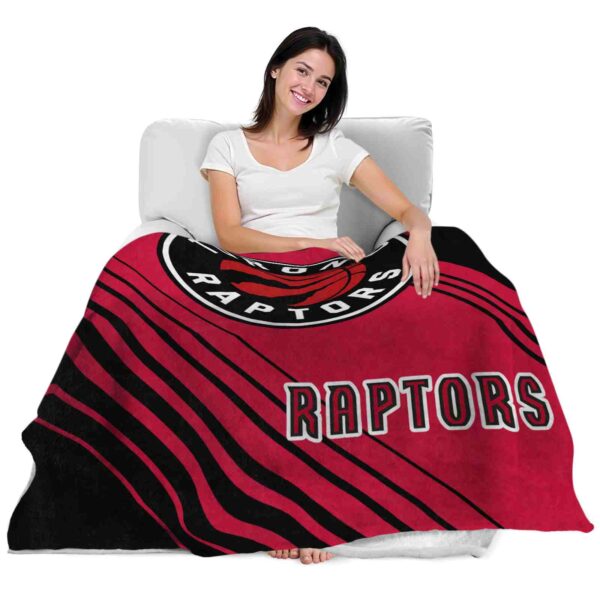 toronto raptors diagonal stripes red blanket latest model