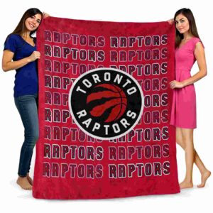 toronto raptors fan pride red blanket fashion forward