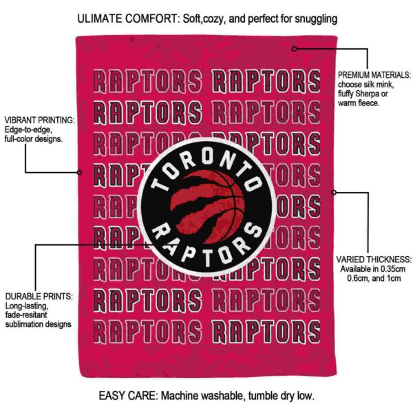 toronto raptors fan pride red blanket new arrival