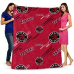 toronto raptors fan spirit red blanket fashion forward
