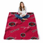 toronto raptors fan spirit red blanket high quality