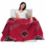 toronto raptors fan spirit red blanket latest model