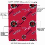 toronto raptors fan spirit red blanket new arrival