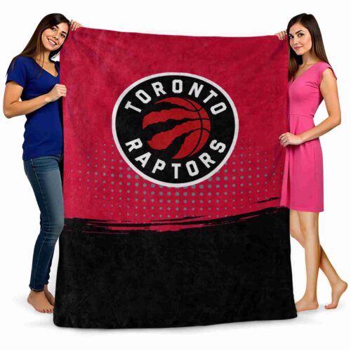 toronto raptors gradient dots red blanket fashion forward