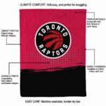 toronto raptors gradient dots red blanket new arrival