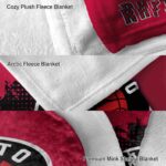toronto raptors grunge texture red blanket best selling