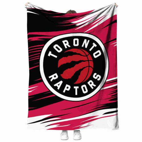 toronto raptors paint streaks red white blanket best selling