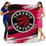 toronto raptors paint streaks red white blanket best selling