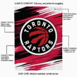 toronto raptors paint streaks red white blanket best selling