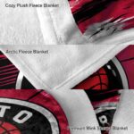 toronto raptors paint streaks red white blanket best selling