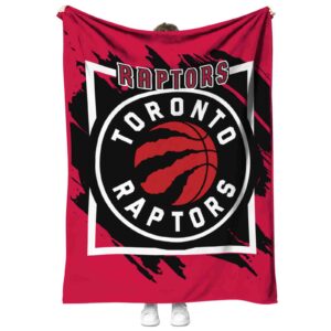 toronto raptors splatter effect red blanket best selling
