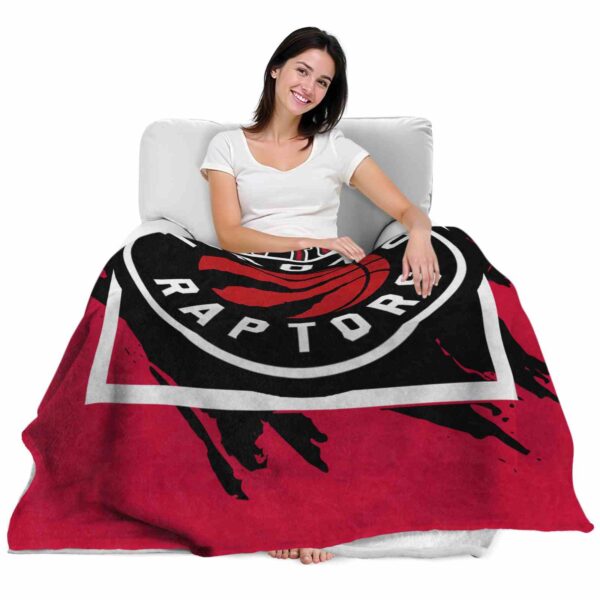 toronto raptors splatter effect red blanket latest model