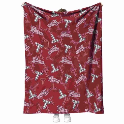 troy trojans diehard fans red blanket best selling