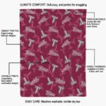 troy trojans diehard fans red blanket best selling