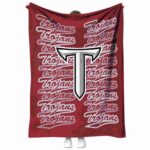 troy trojans fan pride red blanket best selling