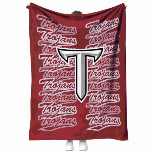 troy trojans fan pride red blanket best selling
