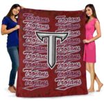 troy trojans fan pride red blanket best selling