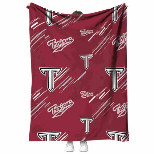 troy trojans fan spirit red blanket best selling