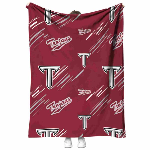 troy trojans fan spirit red blanket best selling