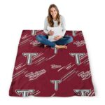 troy trojans fan spirit red blanket high quality