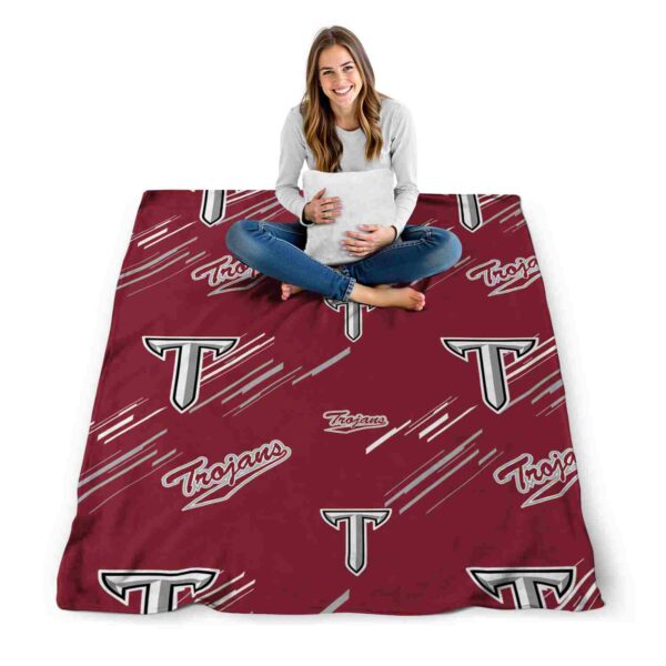 troy trojans fan spirit red blanket high quality