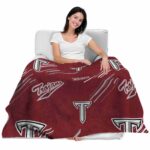 troy trojans fan spirit red blanket latest model