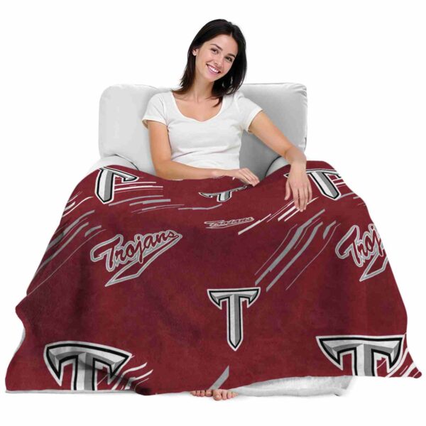 troy trojans fan spirit red blanket latest model