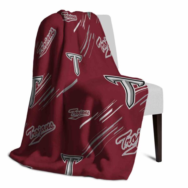 troy trojans fan spirit red blanket top rated