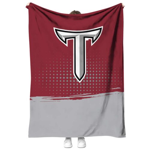 troy trojans gradient dots red blanket best selling