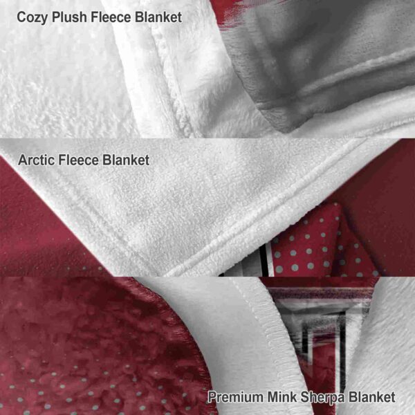 troy trojans gradient dots red blanket premium grade