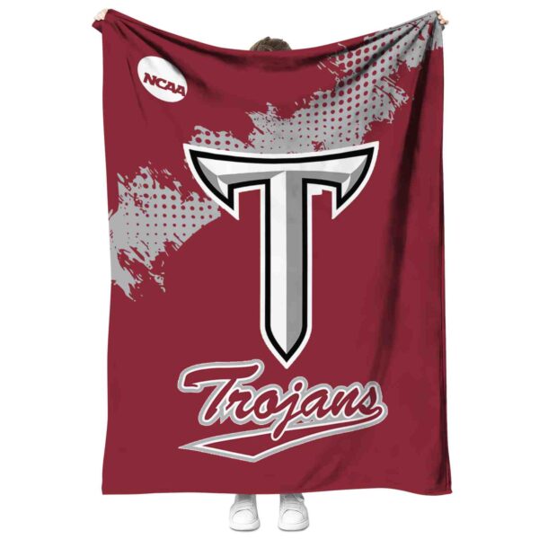 troy trojans grunge texture red blanket best selling