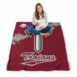 troy trojans grunge texture red blanket high quality