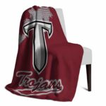troy trojans grunge texture red blanket top rated