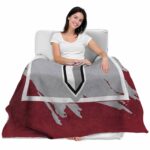troy trojans splatter effect red blanket latest model