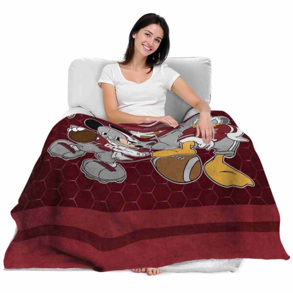 troy trojans three musketeers red blanket latest model