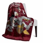 troy trojans three musketeers red blanket top rated