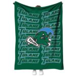 tulane green wave fan pride green blanket best selling