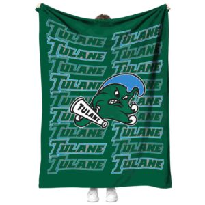 tulane green wave fan pride green blanket best selling