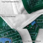 tulane green wave fan pride green blanket best selling