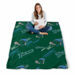 tulane green wave fan spirit green blanket best selling