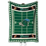 tulane green wave football field green blanket best selling